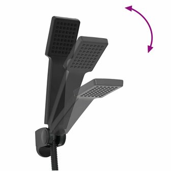 Doucheset Zwart G 1 / 2 inch 8