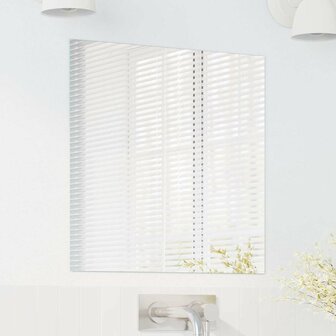 Wandspiegel Vierkant 50 x 50 cm gehard glas 3