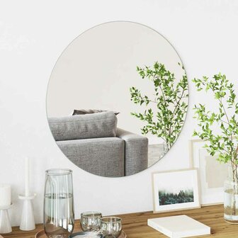 Wandspiegel Rond &Oslash; 60 cm gehard glas 1