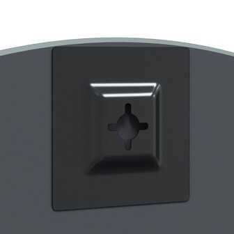 Wandspiegel Rond &Oslash; 60 cm gehard glas 6