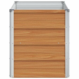 Verhoogde plantenbak Licht Bruin 100 x 40 x 45 cm 6