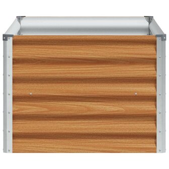 Verhoogde plantenbak 98 x 50 x 36 cm Gegalvaniseerd staal 6