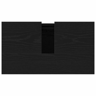 Badkamer wastafelkast Zwart Eiken 58 x 33 x 60 cm Bewerkt hout 9