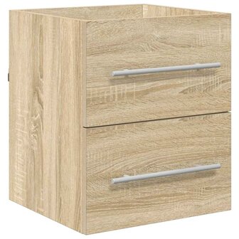 Wastafelkast Sonoma Eiken 38,5 x 41 x 48 cm Bewerkt hout 2