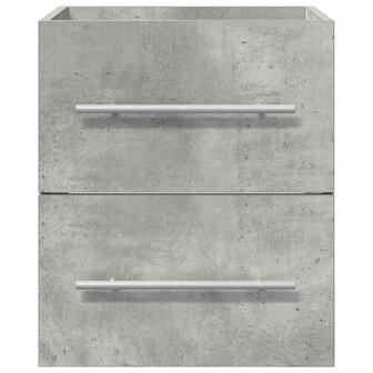 Wastafelkast Beton Grijs 38,5 x 41 x 48 cm Bewerkt hout 6