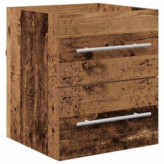 Wastafelkast met lade Oud Hout 38,5 x 41 x 48 cm Bewerkt hout 2