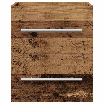 Wastafelkast met lade Oud Hout 38,5 x 41 x 48 cm Bewerkt hout 6