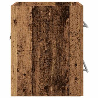 Wastafelkast met lade Oud Hout 38,5 x 41 x 48 cm Bewerkt hout 7