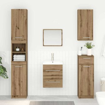 Wastafelkast Artisan Eiken 38,5 x 41 x 48 cm Bewerkt hout 1