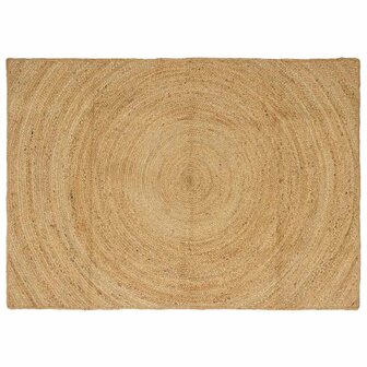 Vloerkleed Bruin 120 x 170 cm Jute 1