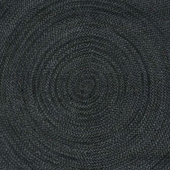 Vloerkleed Donkergrijs 60 x 110 cm Jute 8