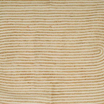 Vloerkleed Natuurlijk en Wit 122 x 183 cm Jute 5