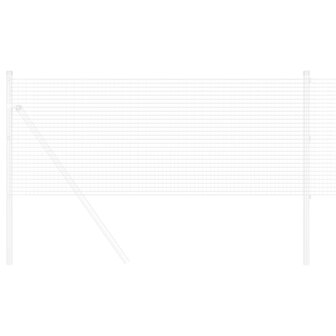 Gelaste draadhek Zilver 0.8 x 10 m 3