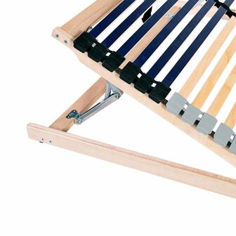 Lattenbodem Bruin 70 x 190 cm Massief beukenhout 3