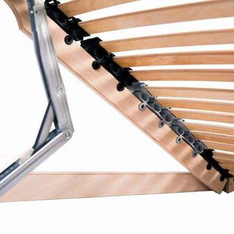 Lattenbodem Bruin 120 x 190 cm Massief beukenhout 4