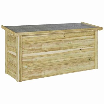 Opbergbox Naturel 119 x 44,5 x 58 cm Ge&iuml;mpregneerd grenenhout 2