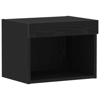 Tv-meubelset Zwart Eiken 40 x 30 x 30 cm Bewerkt hout 5