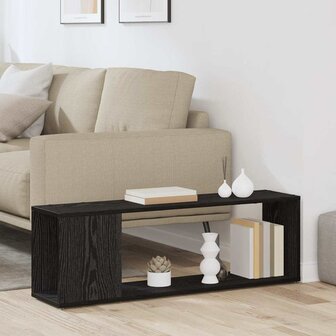 Tv-meubelset Wandgemonteerd Zwart 100 x 24 x 63 cm Bewerkt hout 1
