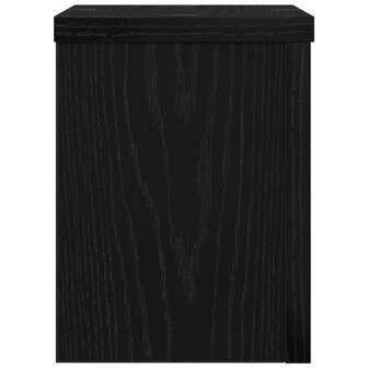 Plantenstandaard 2 pcs Zwart Eiken 15 x 15 x 20 cm Bewerkt hout 5