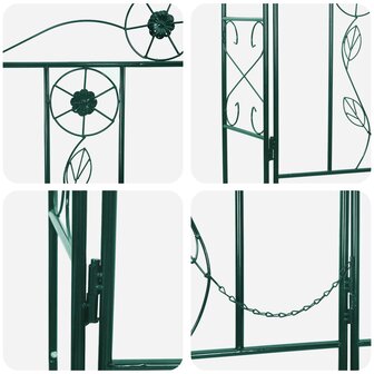Tuin Boog Effen Groen 9