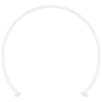 Trouwbogen Wit 223 x 45 x 201 cm Staal 2