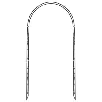 Tuin Boog Bloemen Zwart 5