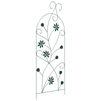 Tuinhek 3 pcs Groen 112 x 40 cm Staal 5