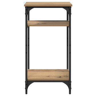 Bijzettafel Artisan Eiken 40 x 30 x 75 cm Bewerkt hout 5