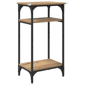 Bijzettafel Artisan Eiken 40 x 30 x 75 cm Bewerkt hout 7