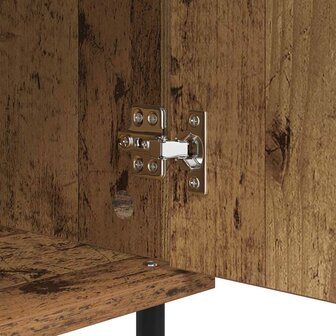 Dressoir Oud Hout 40 x 35 x 70 cm Gemonteerd hout en ijzer 9