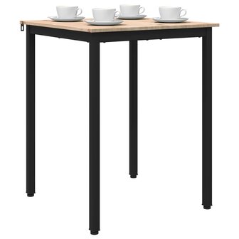 Eettafel Naturel 60 x 60 x 75 cm Massief grenenhout 3