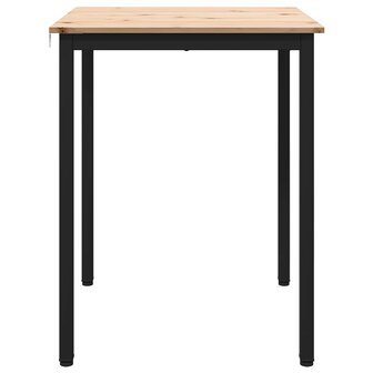 Eettafel Naturel 60 x 60 x 75 cm Massief grenenhout 6