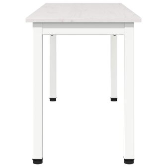 Eettafel Wit 60 x 60 x 75 cm Massief grenenhout 6