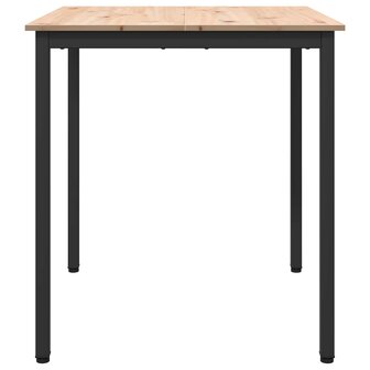 Eettafel Naturel 70 x 70 x 75 cm Massief grenenhout 5