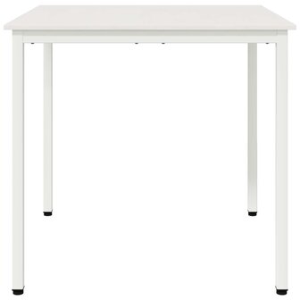 Eettafel Wit 80 x 80 x 75 cm Massief grenenhout 5