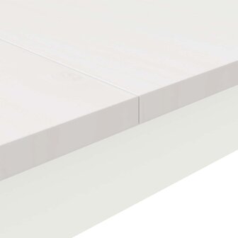 Eettafel Wit 80 x 80 x 75 cm Massief grenenhout 8