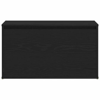 Bank met lade met opslag Zwart 80 x 40 x 45 cm Bewerkt hout 7