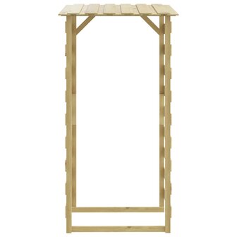 Pergola met dak 100x90x200 cm ge&iuml;mpregneerd grenenhout 3