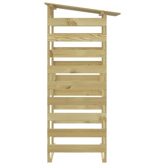 Pergola met dak 100x90x200 cm ge&iuml;mpregneerd grenenhout 4