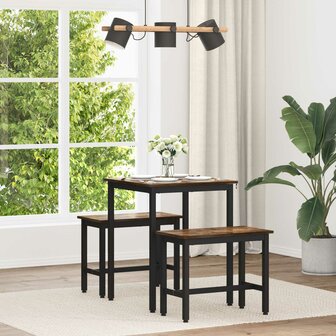 Eettafels 60 x 60 x 75 cm METAAL 1