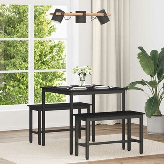 Eettafels 80 x 80 x 75 cm METAAL 1