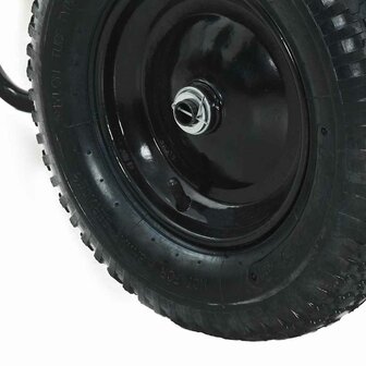 Kruiwagen Zilver en Zwart 137 x 60 x 65,5 cm Staal 9