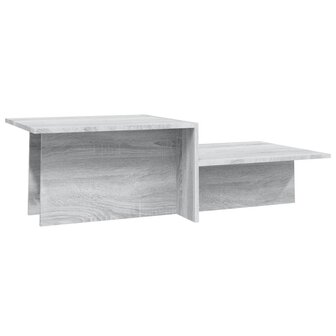 Salontafel 111,5x50x33 cm bewerkt hout grijs sonoma eikenkleur 2