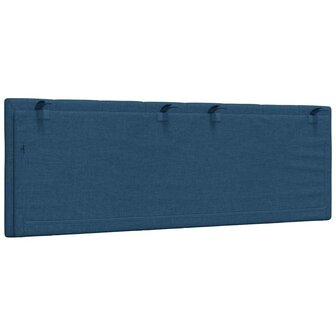 Hoofdbordkussen "Hanko" 120 cm stof blauw 6