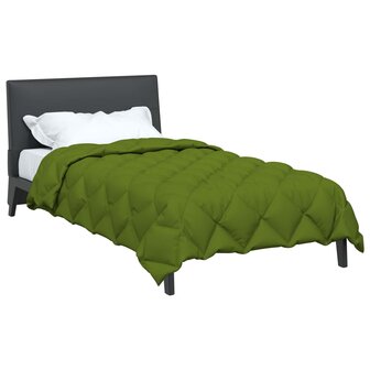 Winter Dekbed Groen 220 x 135 cm Microfiber 3