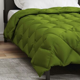 Winter Dekbed Groen 220 x 140 cm Microfiber 4