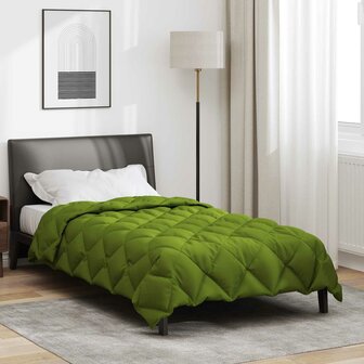 Winter Dekbed Groen 220 x 155 cm Microfiber 1