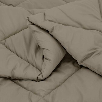 Winter Dekbed Lichtgrijs 220 x 135 cm Microfiber 5