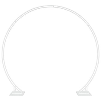 Trouwrand Wit 220 x 45 x 200 cm Staal 2