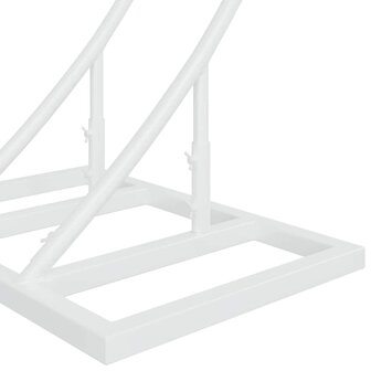 Trouwrand Wit 220 x 45 x 200 cm Staal 7